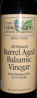 Barrel Aged Balsamic  4.0% acidity  12.7 oz.